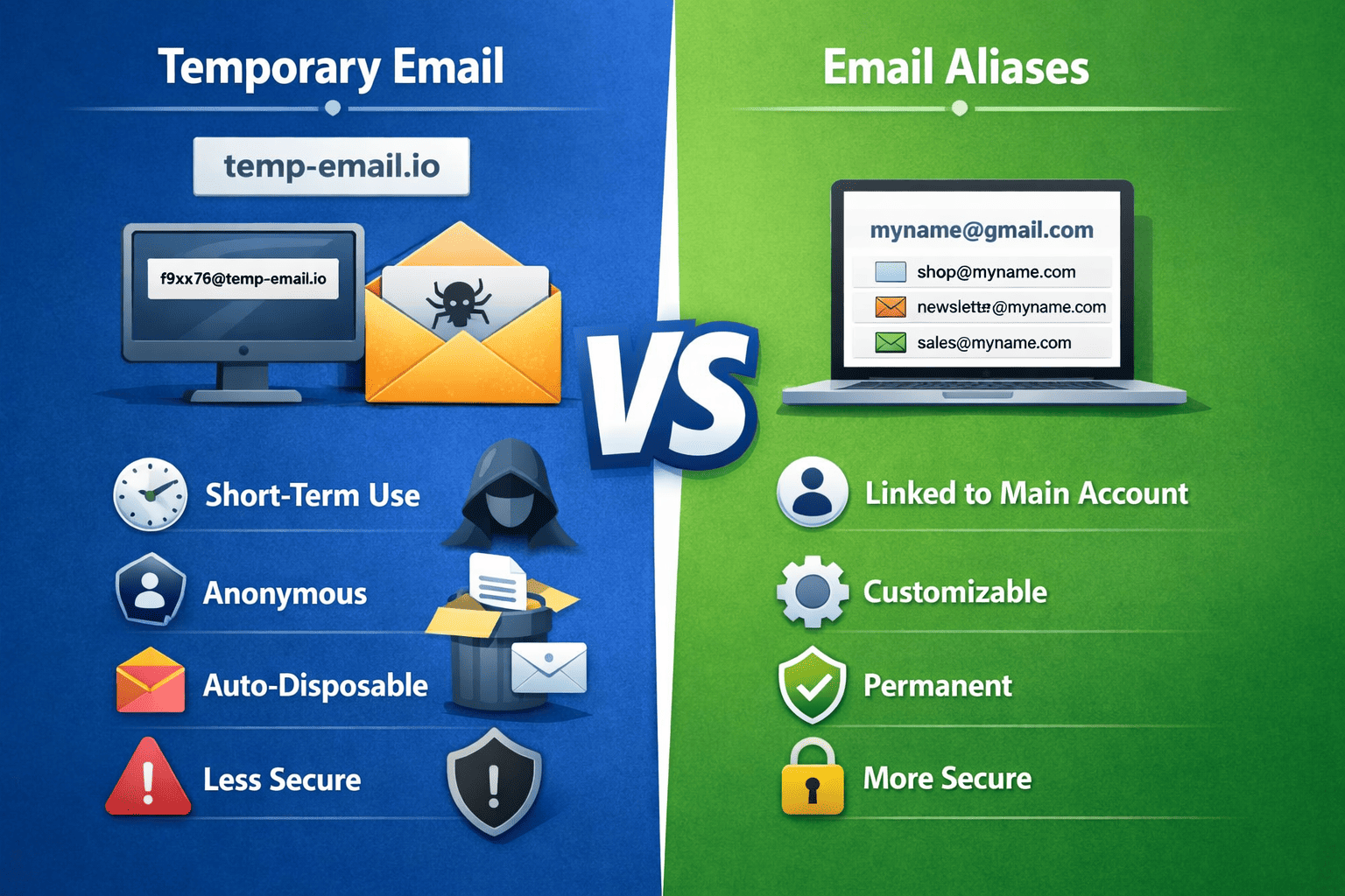 Temporary Email vs Email Aliases: Which Is Better for Privacy?