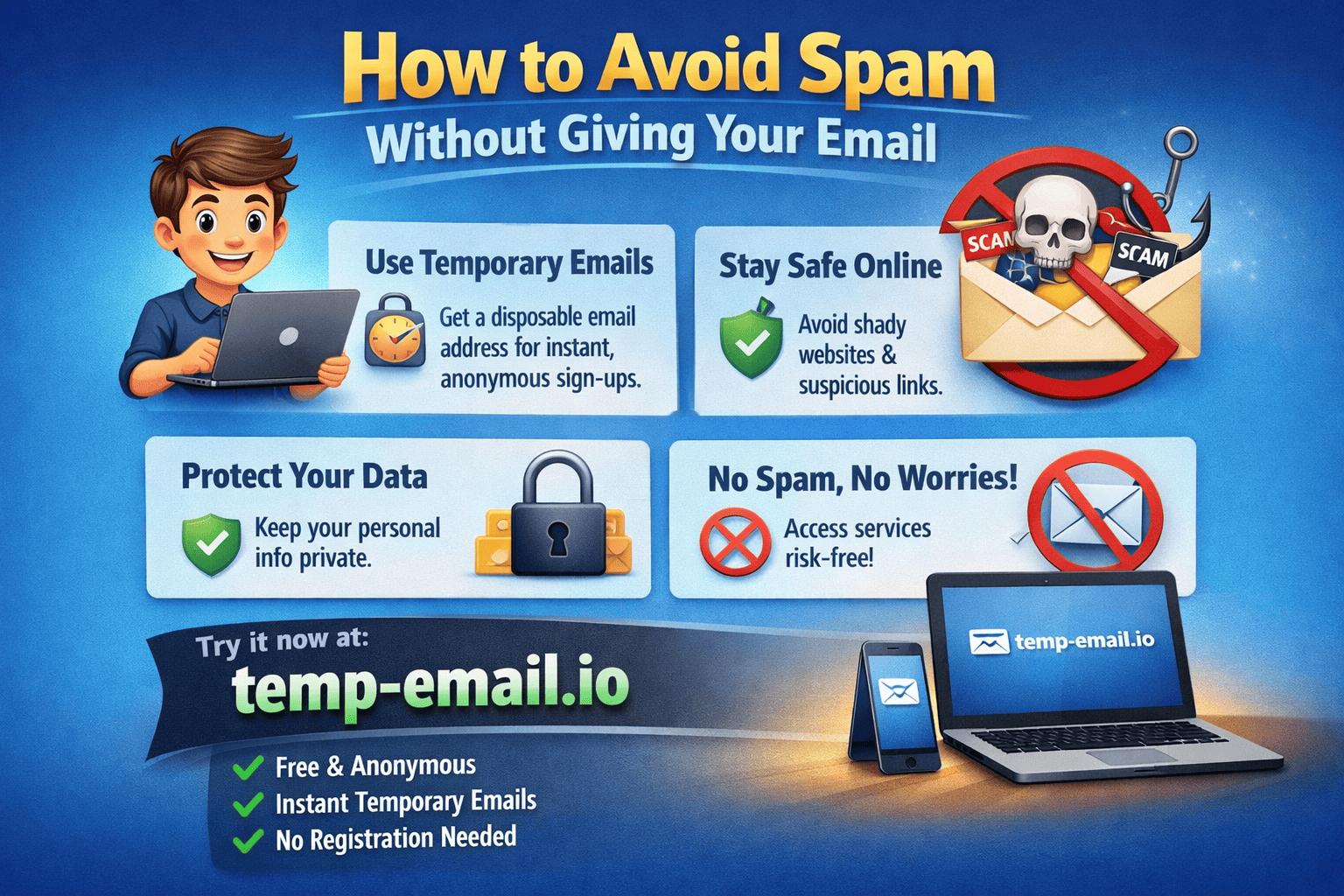 How to Avoid Spam Without Giving Your Email