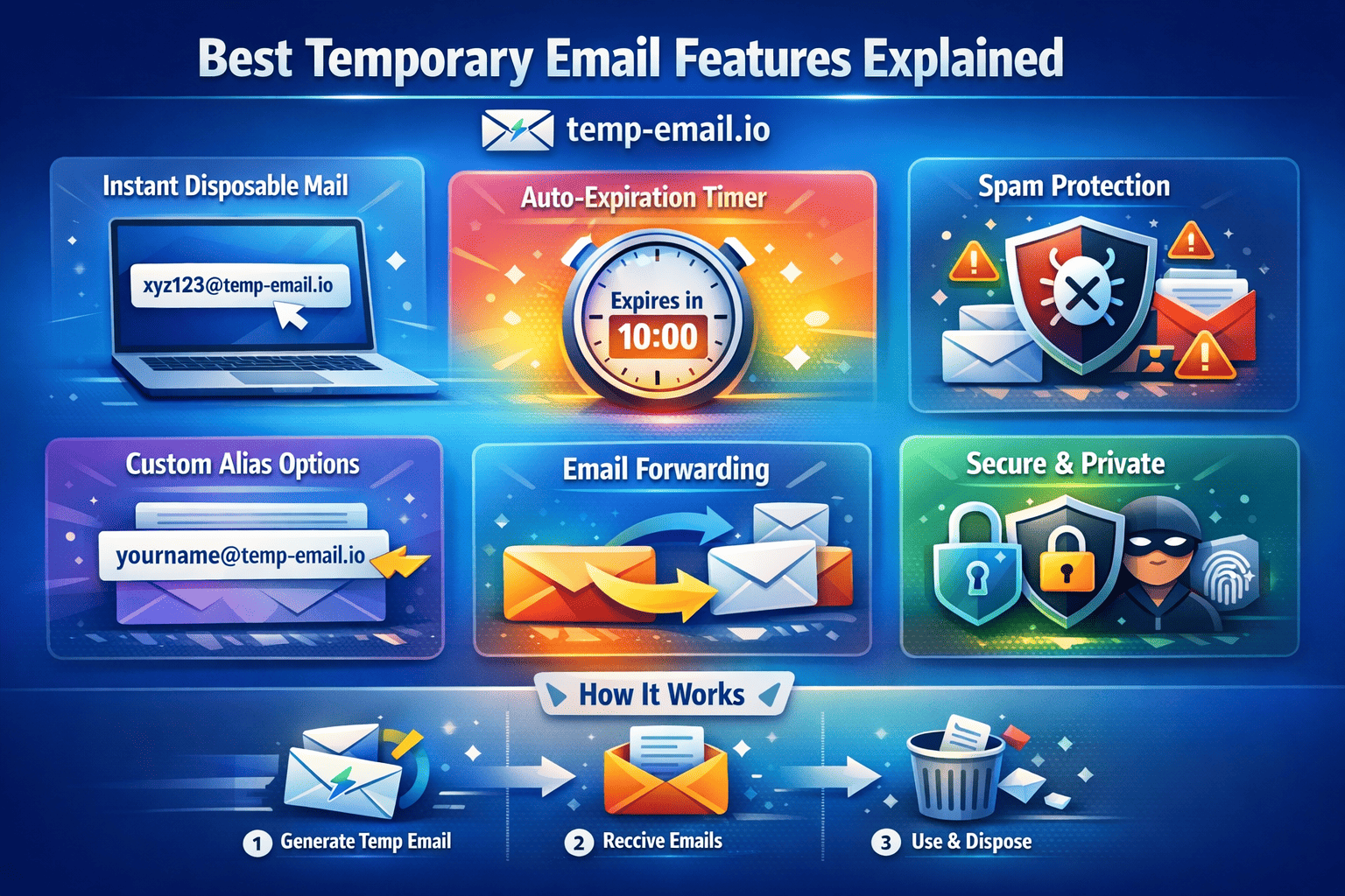 Best Temporary Email Features Explained (Complete Guide for 2025)