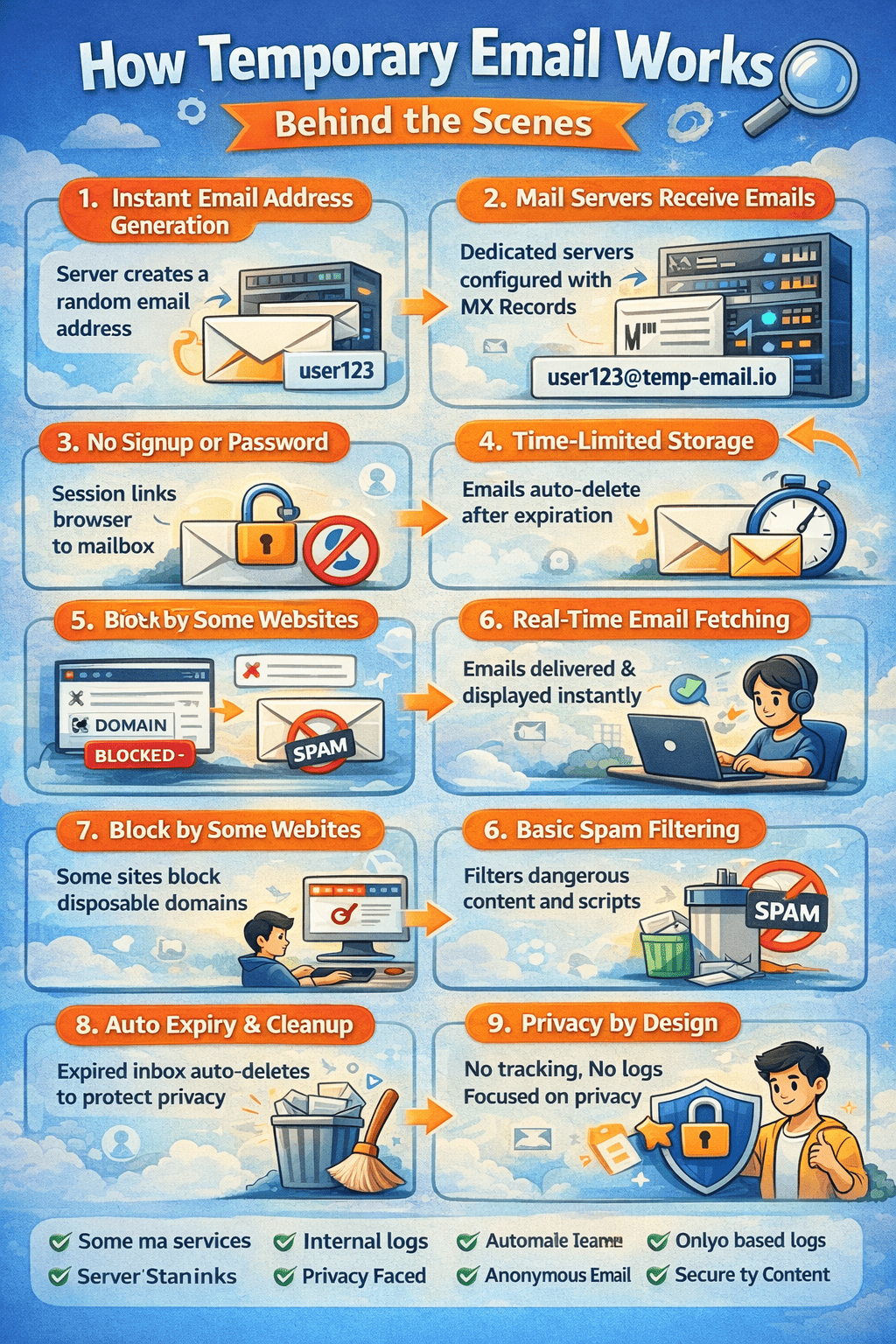 How Temporary Email Works Behind the Scenes